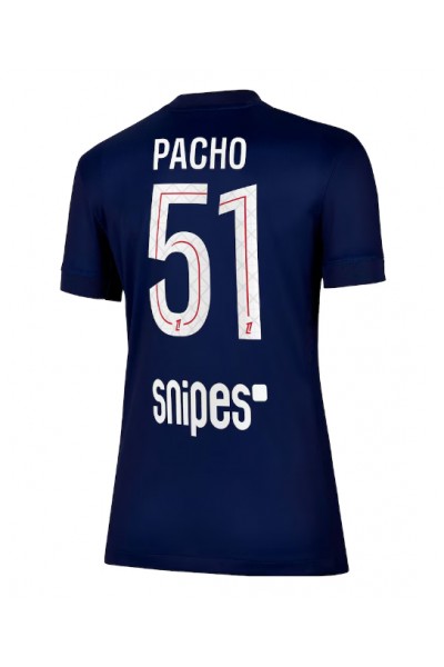 Paris Saint-Germain Willian Pacho #51 Jalkapallovaatteet Naisten Kotipaita 2025-26 Lyhythihainen Paris Saint-Germain Willian Pacho #51 Jalkapallovaatteet Naisten Kotipaita 2025-26 Lyhythihainen